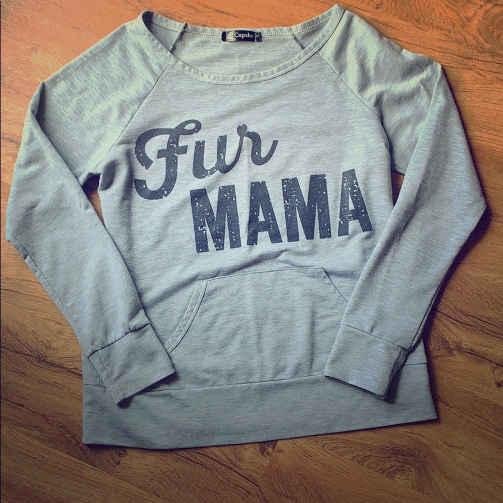 Cupshe Fur Mama Sweatshirt